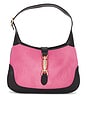 view 1 of 8 Gucci Calf Hair Mini Jackie 1961 Hobo Bag in Pink