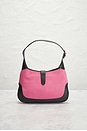 view 4 of 8 Gucci Calf Hair Mini Jackie 1961 Hobo Bag in Pink