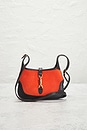 view 3 of 9 Gucci Calf Hair Mini Jackie 1961 Hobo Bag in Red