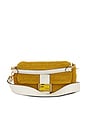 view 1 of 7 Fendi Crochet Baguette NM Shoulder Bag in Yellow