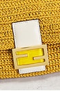 view 6 of 7 Fendi Crochet Baguette NM Shoulder Bag in Yellow