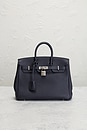 view 2 of 8 Hermes Togo Birkin 25 Handbag in Bleu Encre