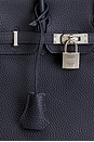view 7 of 8 Hermes Togo Birkin 25 Handbag in Bleu Encre