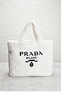 view 2 of 7 Prada Terry Logo Tote Bag in White
