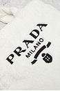 view 5 of 7 Prada Terry Logo Tote Bag in White