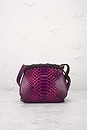 view 3 of 7 Gucci Python Nouveau Fringe Shoulder Bag in Magenta