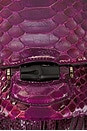 view 5 of 7 Gucci Python Nouveau Fringe Shoulder Bag in Magenta