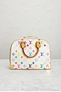 view 3 of 9 Louis Vuitton Monogram Trouville Handbag in White