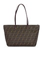 view 1 of 8 Fendi Zucca Roll Tote Bag in Brown