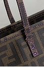 view 7 of 8 Fendi Zucca Roll Tote Bag in Brown