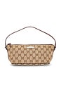 view 1 of 8 Gucci GG Boat Pochette Shoulder Bag in Beige