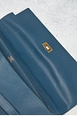 view 7 of 8 Hermes Veaux Epsom Kelly Briefcase in Bleu Jean