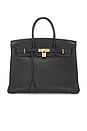 view 1 of 7 Hermes Togo Birkin 35 Handbag in Noir