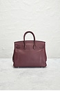 view 3 of 8 Hermes Swift Birkin 25 Sellier Handbag in Rouge