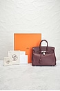 view 8 of 8 Hermes Swift Birkin 25 Sellier Handbag in Rouge