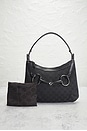 view 8 of 8 Gucci Hasler Hobo Bag in Black