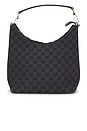 view 1 of 8 Gucci GG Clasp Hobo Bag in Black