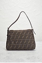 view 3 of 8 Fendi Mama Forever Baguette Shoulder Bag in Brown