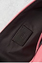 view 6 of 7 Fendi Zucca Embossed Mini Baguette NM Shoulder Bag in Pink