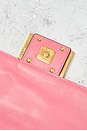 view 7 of 7 Fendi Zucca Embossed Mini Baguette NM Shoulder Bag in Pink