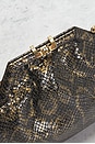 view 5 of 7 Fendi Vintage Embossed Clutch in Black
