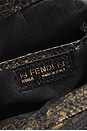 view 6 of 7 Fendi Vintage Embossed Clutch in Black