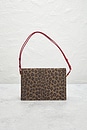 view 3 of 9 Fendi Leopard Shoulder Bag in Brown