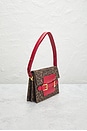 view 4 of 9 Fendi Leopard Shoulder Bag in Brown