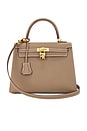 view 1 of 7 Hermes Epsom Kelly Handbag in Etoupe