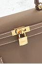 view 5 of 7 Hermes Epsom Kelly Handbag in Etoupe