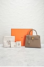 view 7 of 7 Hermes Epsom Kelly Handbag in Etoupe