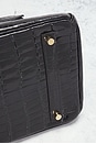 view 8 of 9 Hermes Shiny Porosus Crocodile Birkin 35 Handbag in Noir