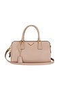 view 1 of 9 Prada Saffiano Bowler Bag in Pink