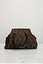 view 3 of 10 Fendi Zucca Chef De Jour Shoulder Bag in Brown