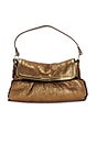 view 1 of 9 Fendi Vintage Shearling Chef Shoulder Bag in Bronze