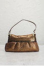 view 3 of 9 Fendi Vintage Shearling Chef Shoulder Bag in Bronze
