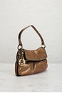 view 4 of 9 Fendi Vintage Shearling Chef Shoulder Bag in Bronze