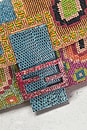 view 5 of 8 Fendi Lizard Trimmed Beaded Baguette Shoulder Bag in Multi