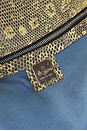 view 6 of 8 Fendi Zucca Floral Embroidered Baguette Shoulder Bag in Brown