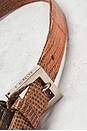 view 8 of 8 Fendi Zucca Floral Embroidered Baguette Shoulder Bag in Brown