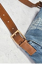 view 7 of 9 Fendi Denim Zucchino Baguette Shoulder Bag in Blue