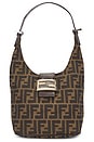 view 1 of 10 Fendi Zucca Hobo Bag in Brown