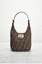 view 2 of 10 Fendi Zucca Hobo Bag in Brown
