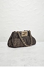 view 4 of 7 Fendi Zucca Mia Tote Bag in Silver