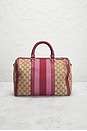 view 3 of 8 Gucci Vintage Web Boston Bag in Beige