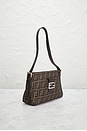 view 4 of 7 Fendi Zucca Shoulder Bag in Brown