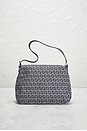 view 3 of 9 Fendi Zucchino Mama Baguette Shoulder Bag in Blue