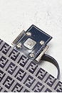 view 8 of 9 Fendi Zucchino Mama Baguette Shoulder Bag in Blue