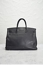 view 3 of 10 Hermes Taurillon Clemence Birkin 40 Le Tournay Handbag in Noir