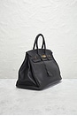 view 4 of 10 Hermes Taurillon Clemence Birkin 40 Le Tournay Handbag in Noir